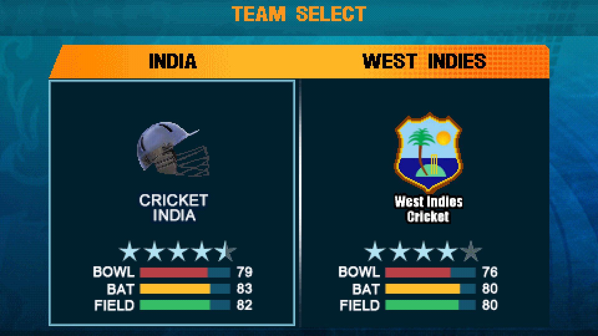 IND vs WI 2017 Cricket Game