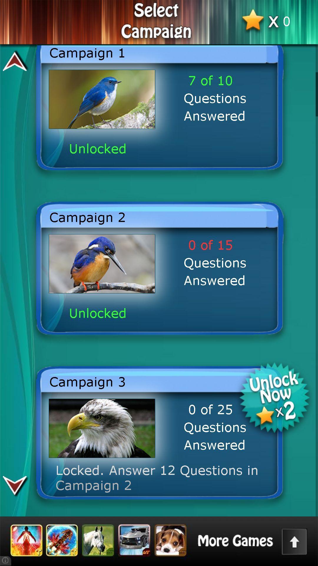 Bird Species Quiz HD