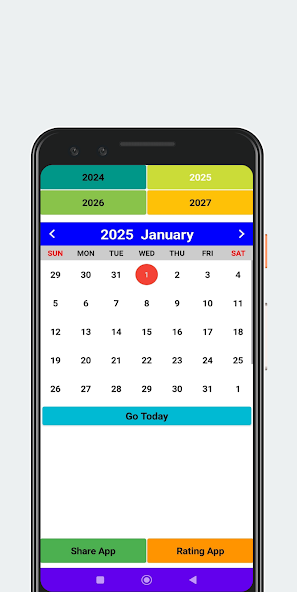 2025 Calendar