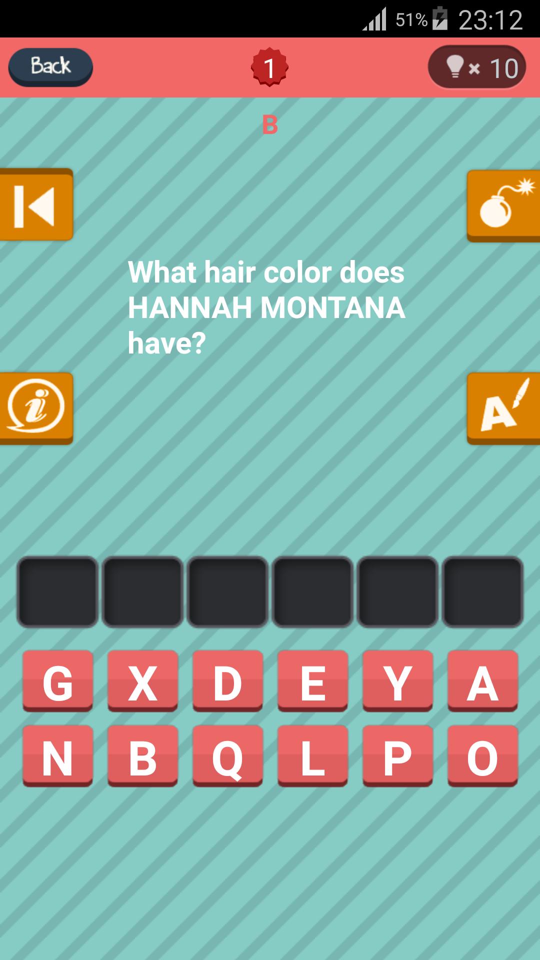 Trivia Quiz for Hannah Montana