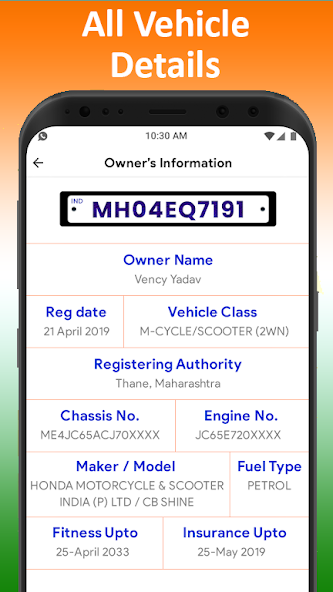 Vehicle Info - Bharat RTO App