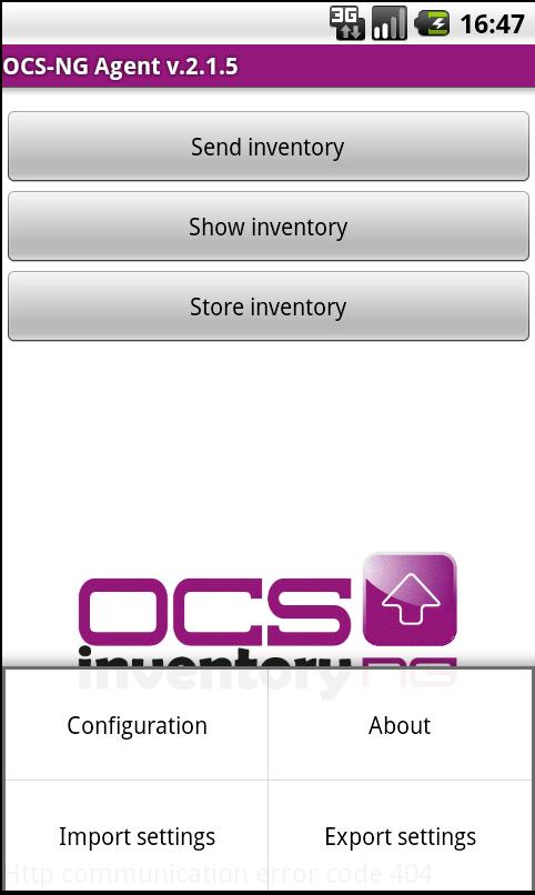 OCS Inventory NG Android Agent