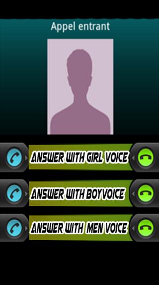 Change The Voice When Calling