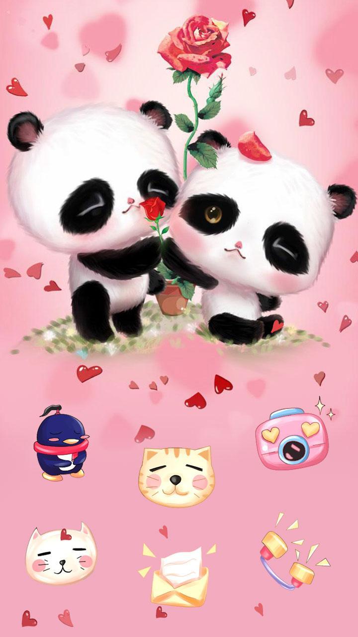 Pink Panda Love