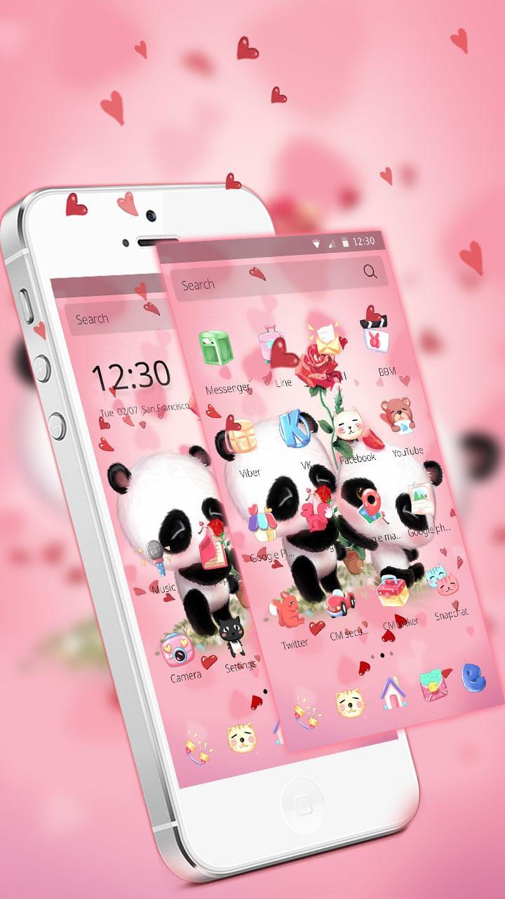 Pink Panda Love