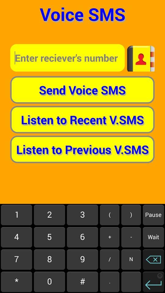 Voice SMS