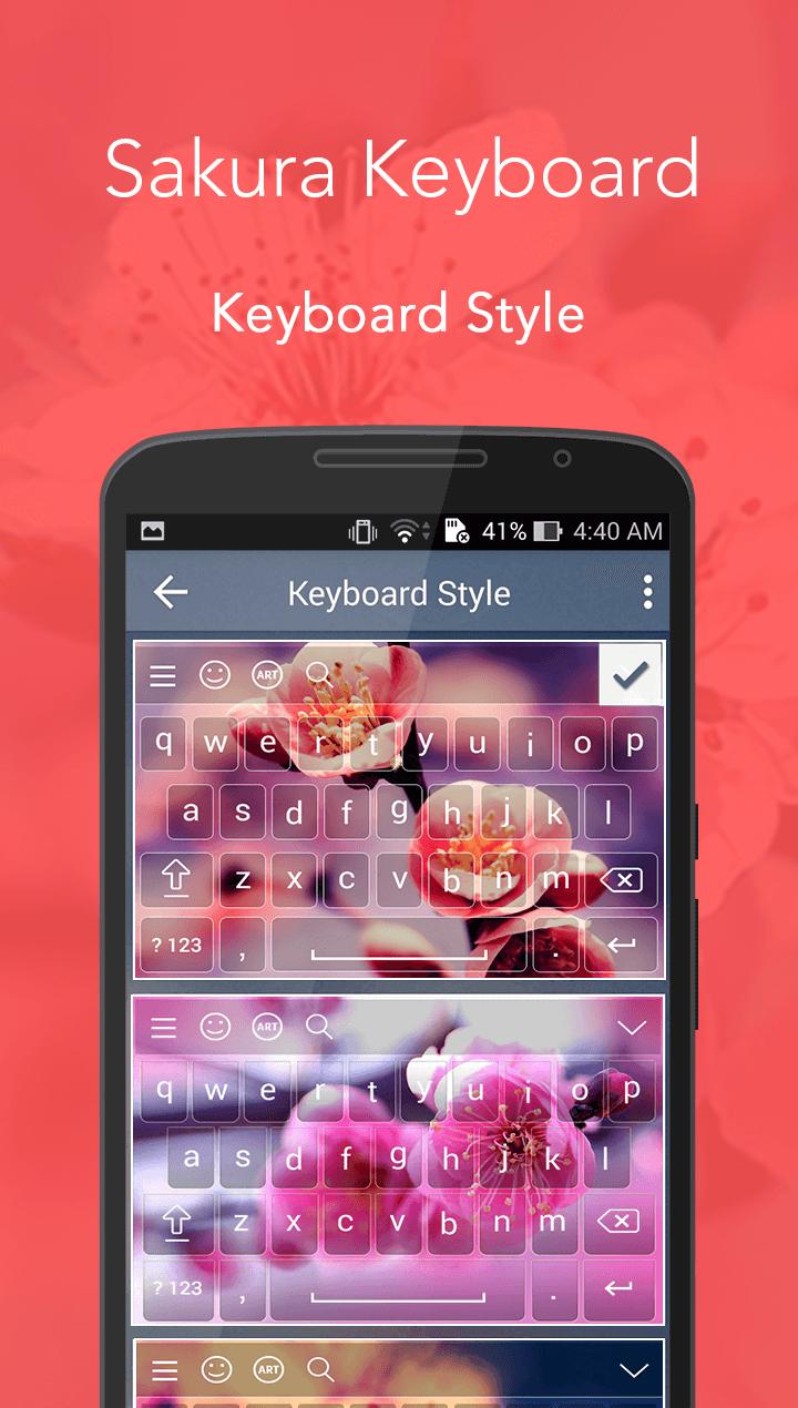 Sakura Theme Keyboard