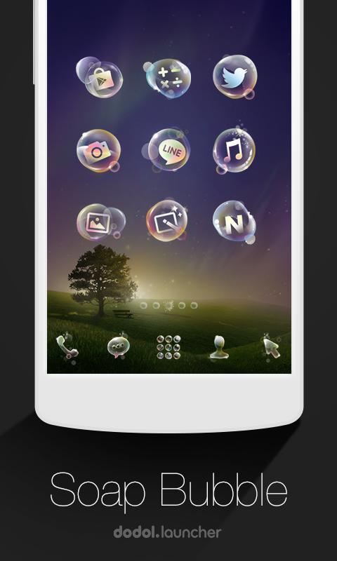 Soap Bubble Dodol Theme