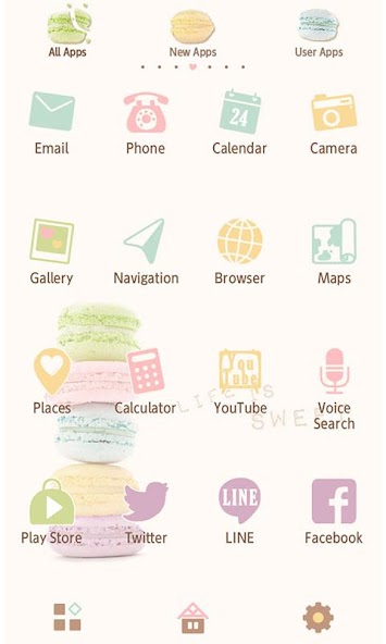 Sweet Wallpaper-Macarons!-