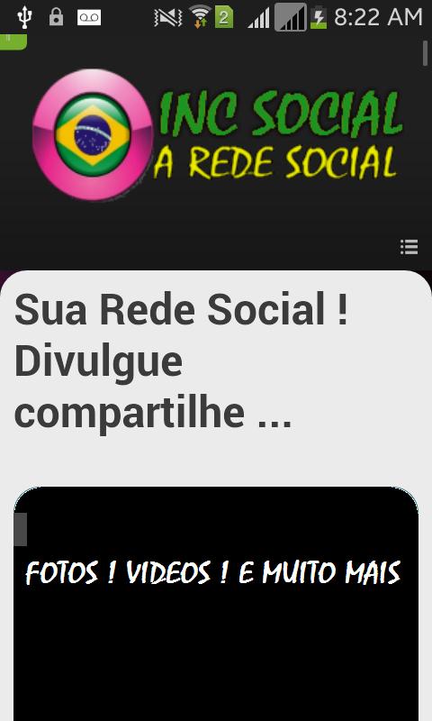 Inc Social  Sua rede Social