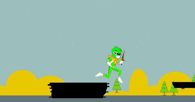 Samurai Green Rangers run game