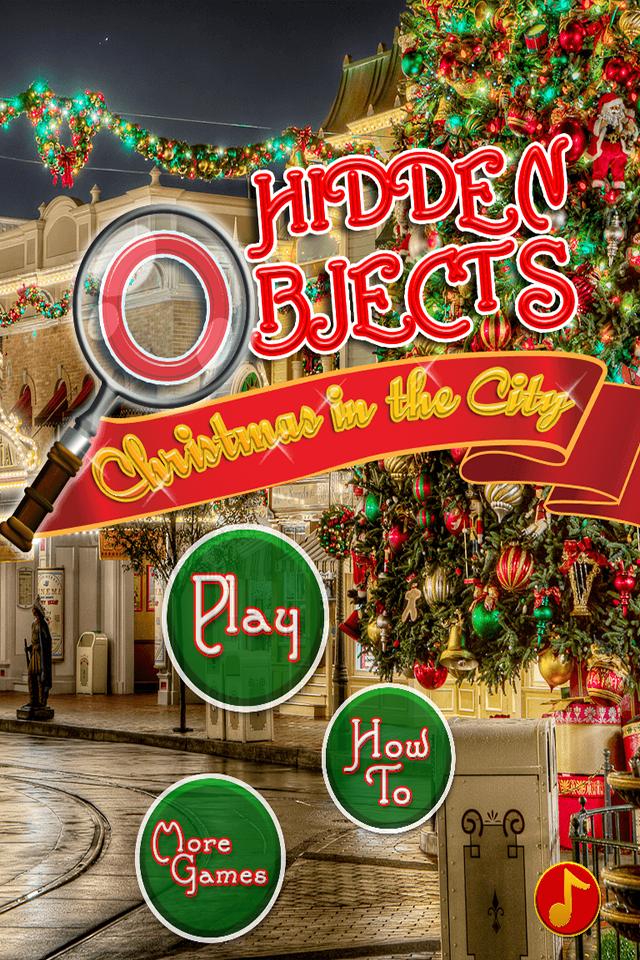 Hidden Objects Christmas City