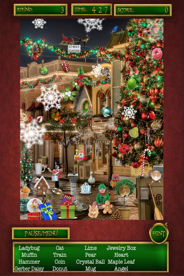 Hidden Objects Christmas City