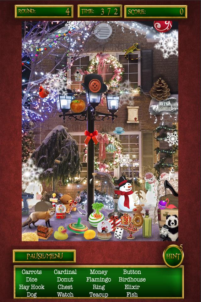 Hidden Objects Christmas City