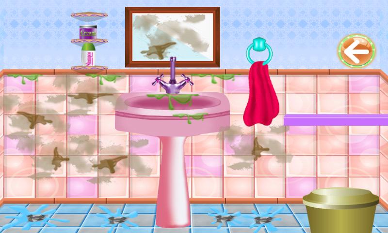 Bathroom cleaning girls games