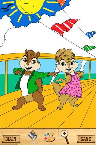 Chipwrecked: Chipmunk Coloring