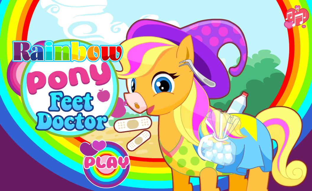 Rainbow Pony Feet Doctor