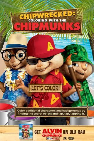 Chipwrecked: Chipmunk Coloring