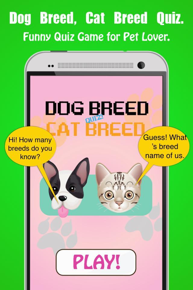 Dog Breed, Cat Breed Quiz