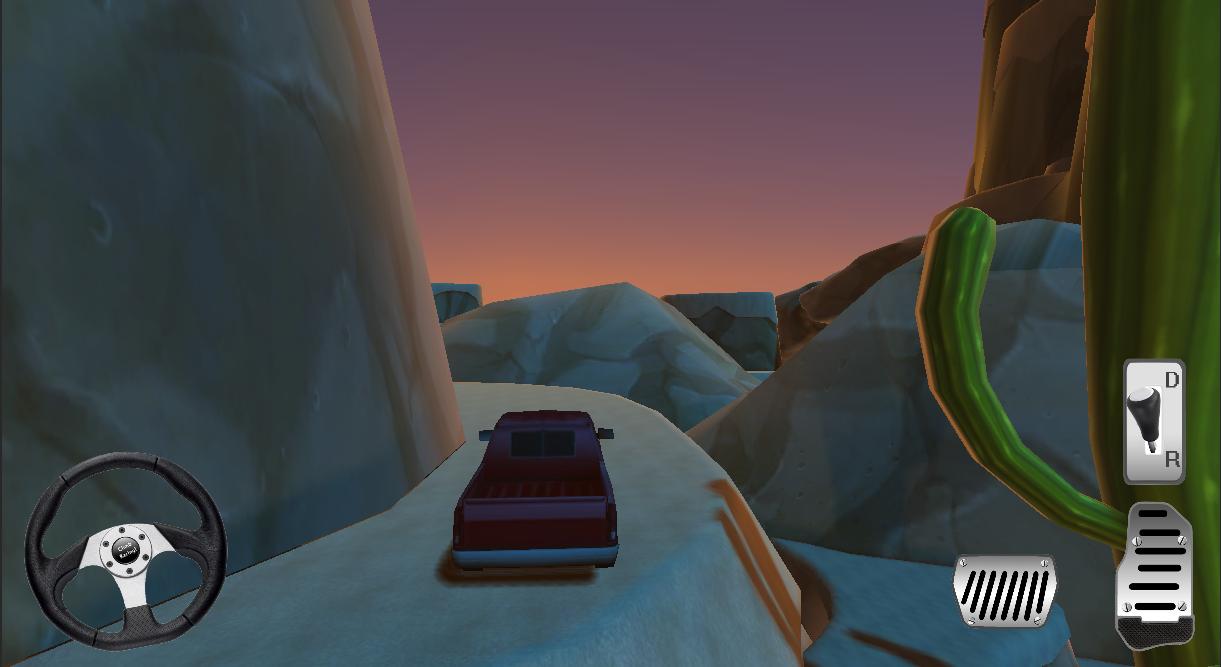 3D Car Hill Climb