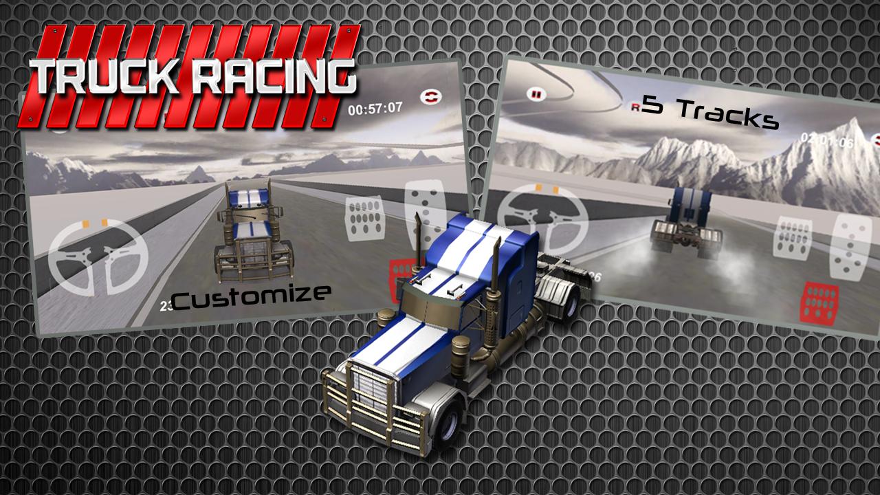 3D Highway Truck Race Game