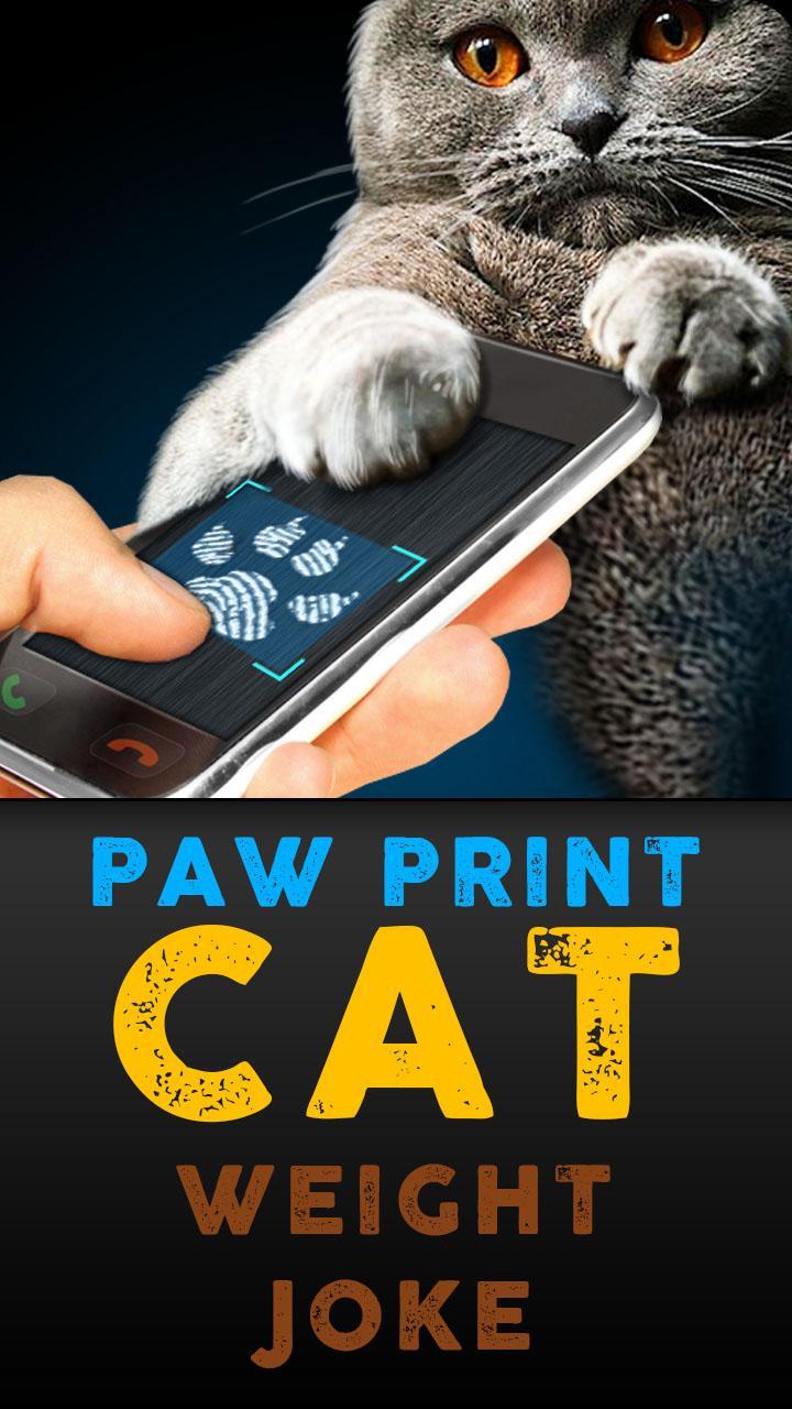 Paw Print Cat Weight Joke