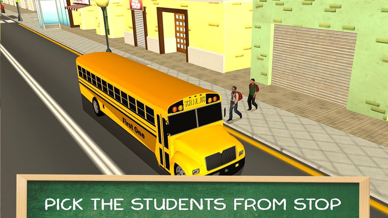 Urban City Schoolbus Driver 3D