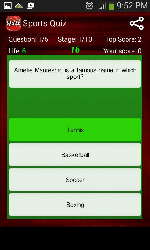 Sports Quiz