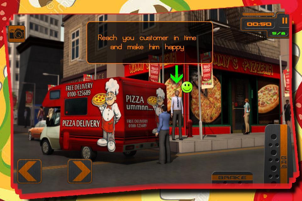 Pizza Van Delivery Service 3D