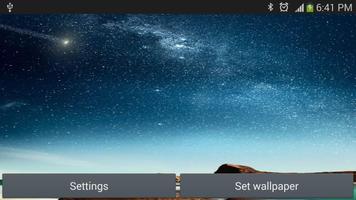 Star flying live wallpaper