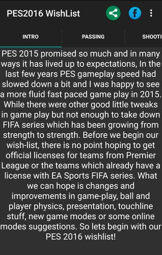 PES 2016 News and Wish List