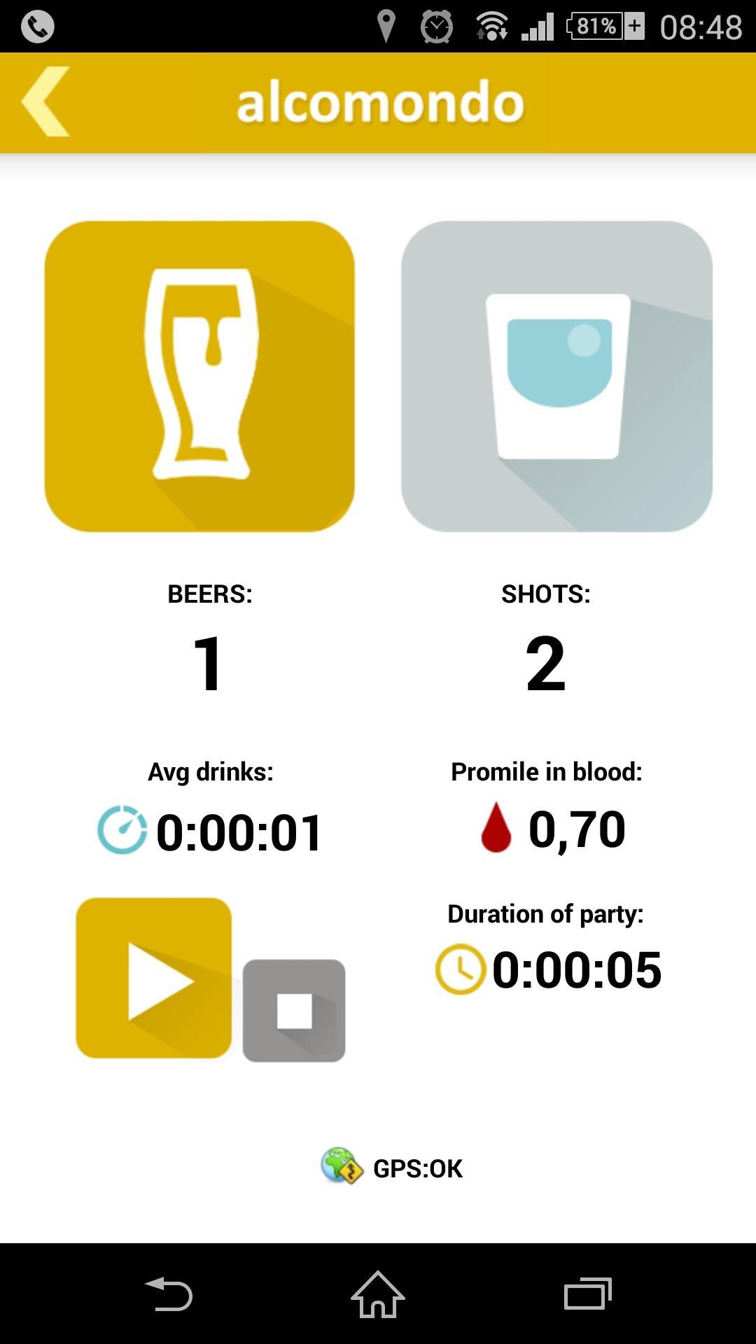 Alcomondo - Alcohol Tracker