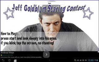 Jeff Goldblum Staring Contest