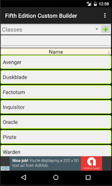 Fifth Edition Custom Builder