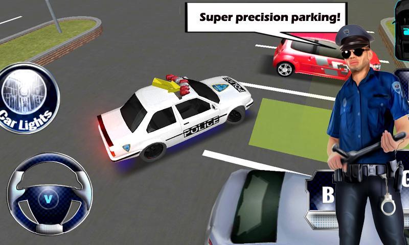 Ultra 3D Police Car Parking 2