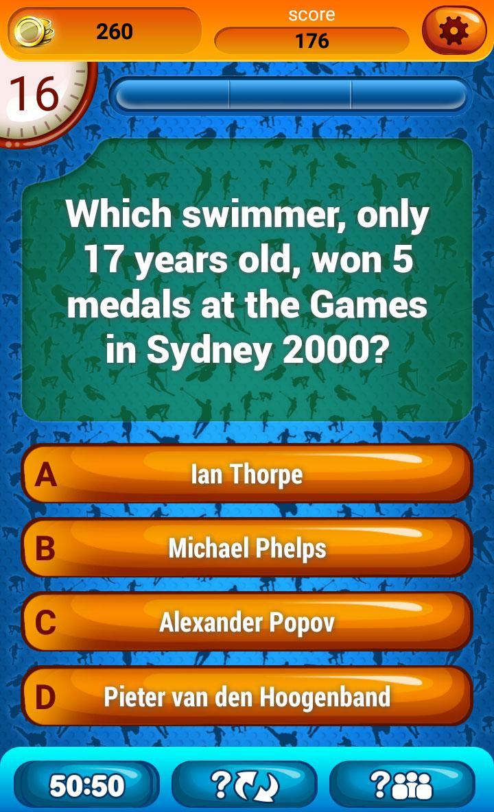 Olympic Games Sport Fun Quiz