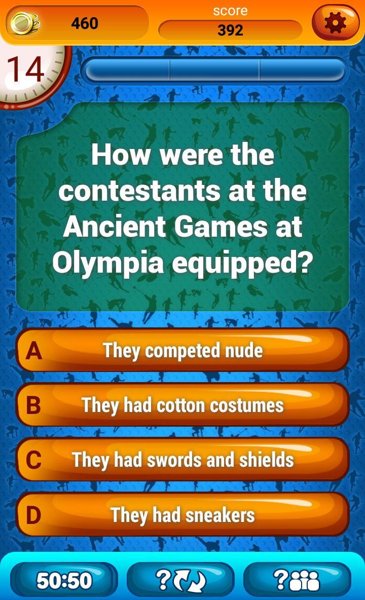 Olympic Games Sport Fun Quiz