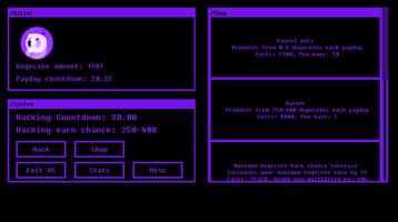 Dogecoin Hacker Game