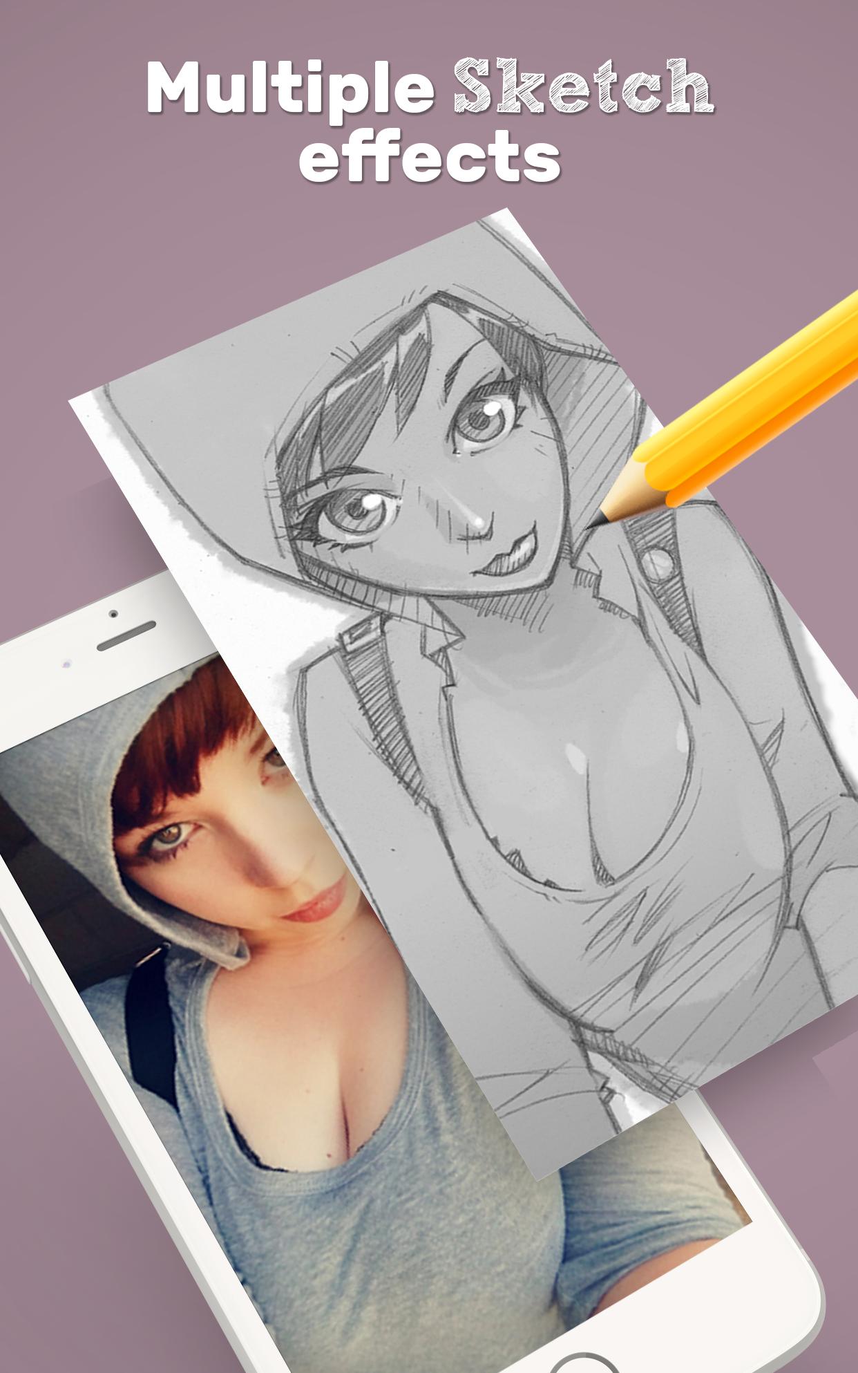 Photo To Pencil Sketch Effects