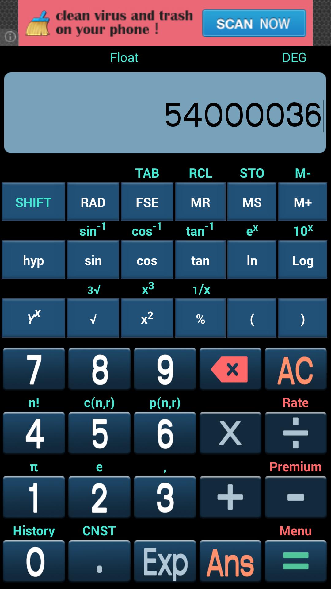 Super Scientific Calculator