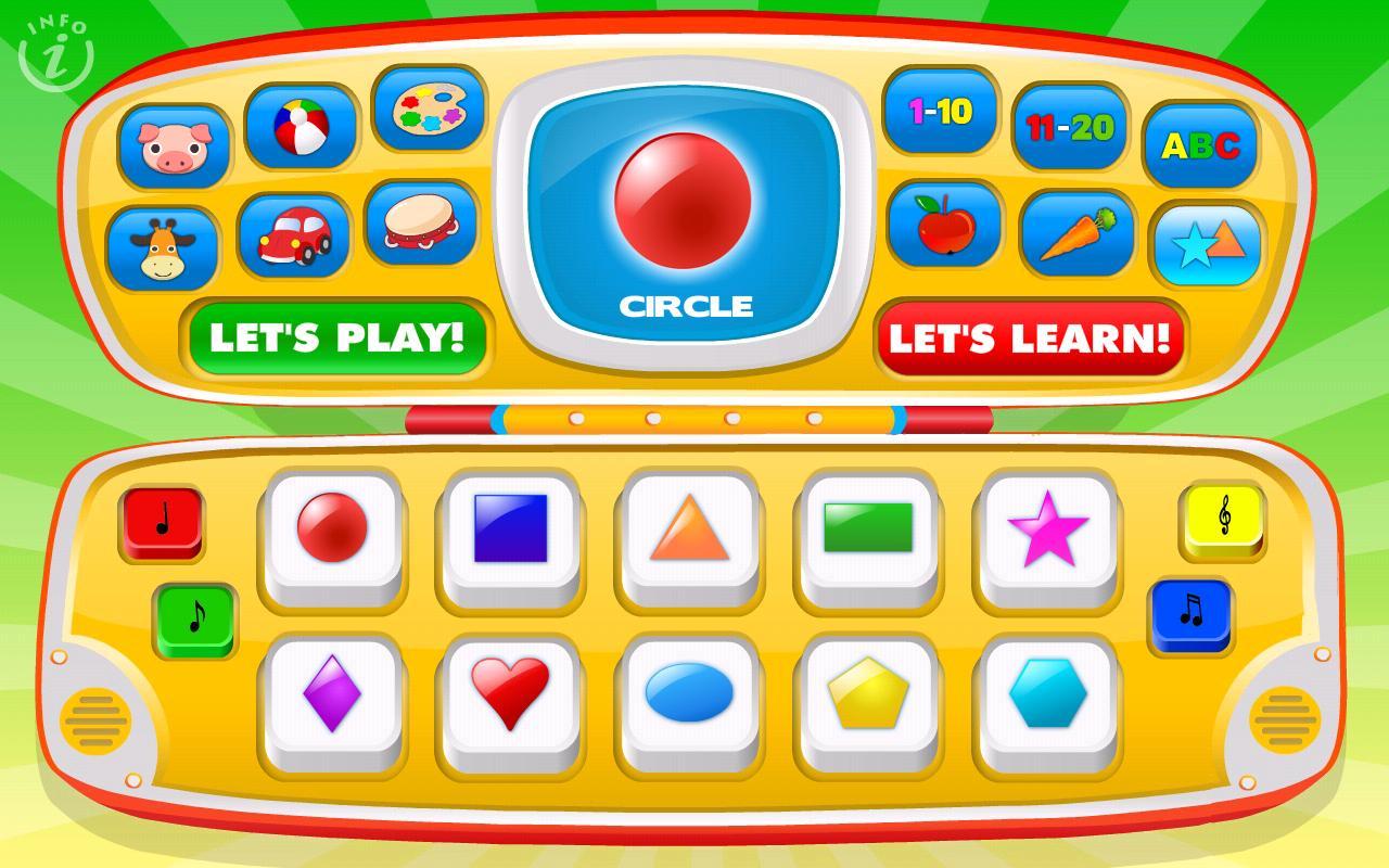 Kids Toy Phone Learning Games - Magic Laptop Lite