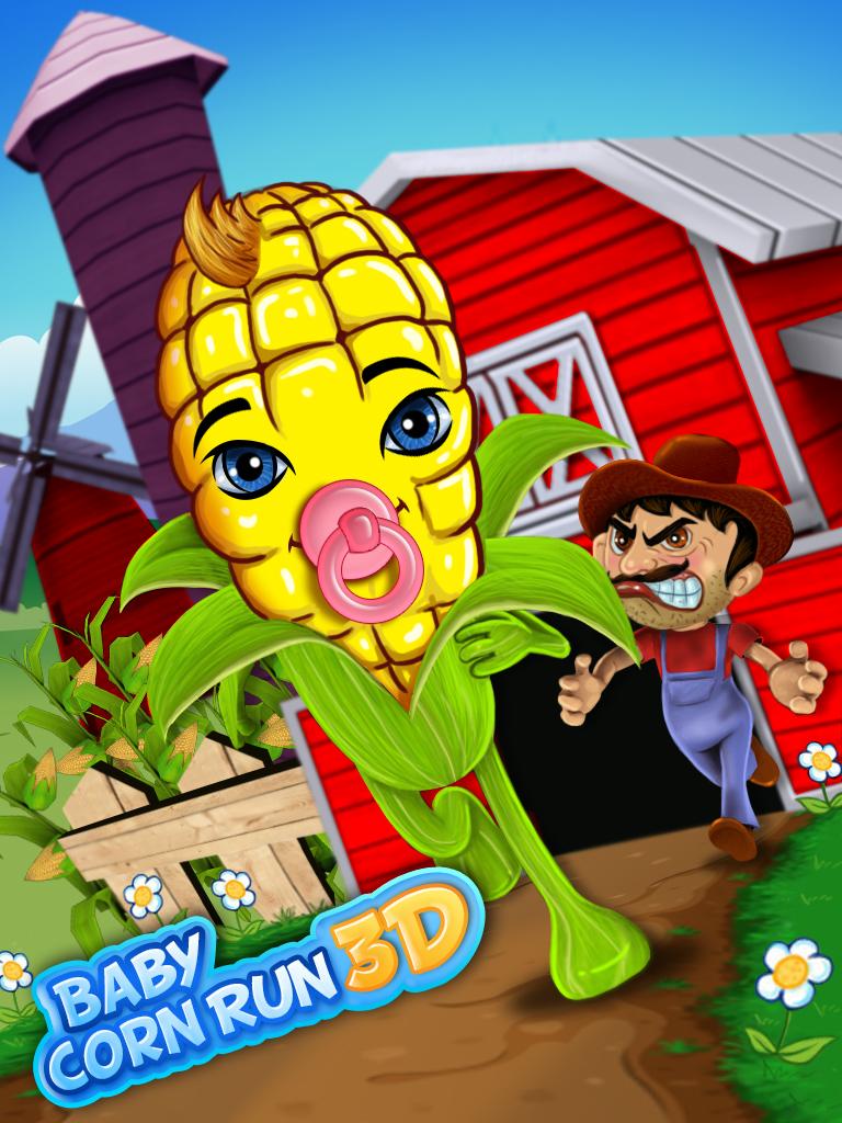 Baby Corn Run 3D Farm Race