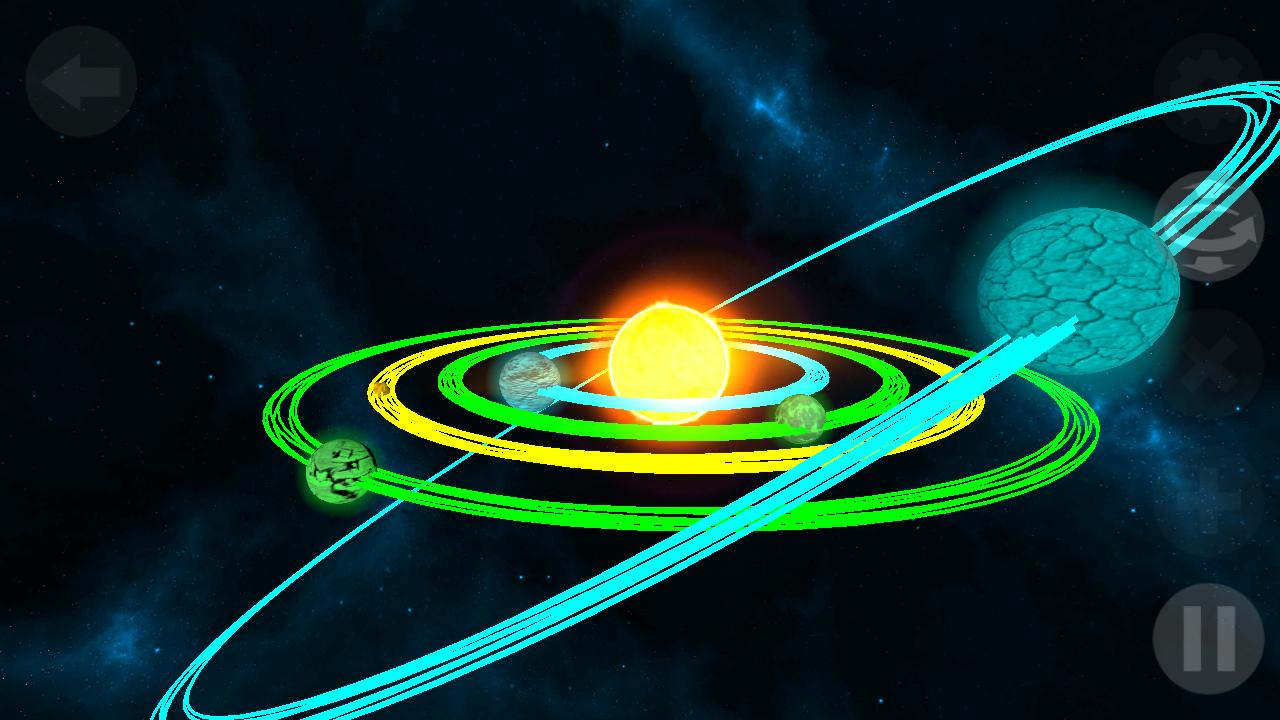 Space & Gravity Simulator Pro: 3D Galaxy Orbit