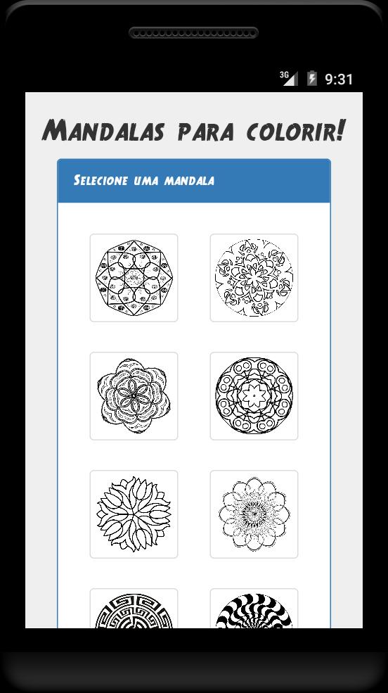 Mandalas para colorir