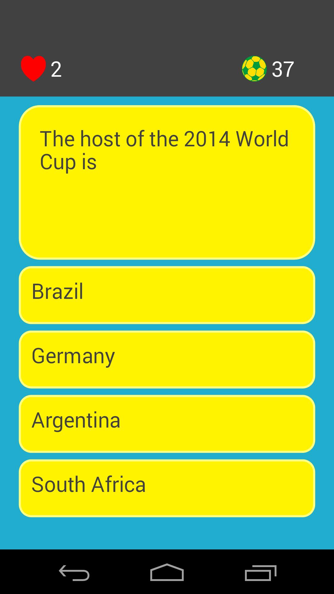 2014 World Cup Quiz