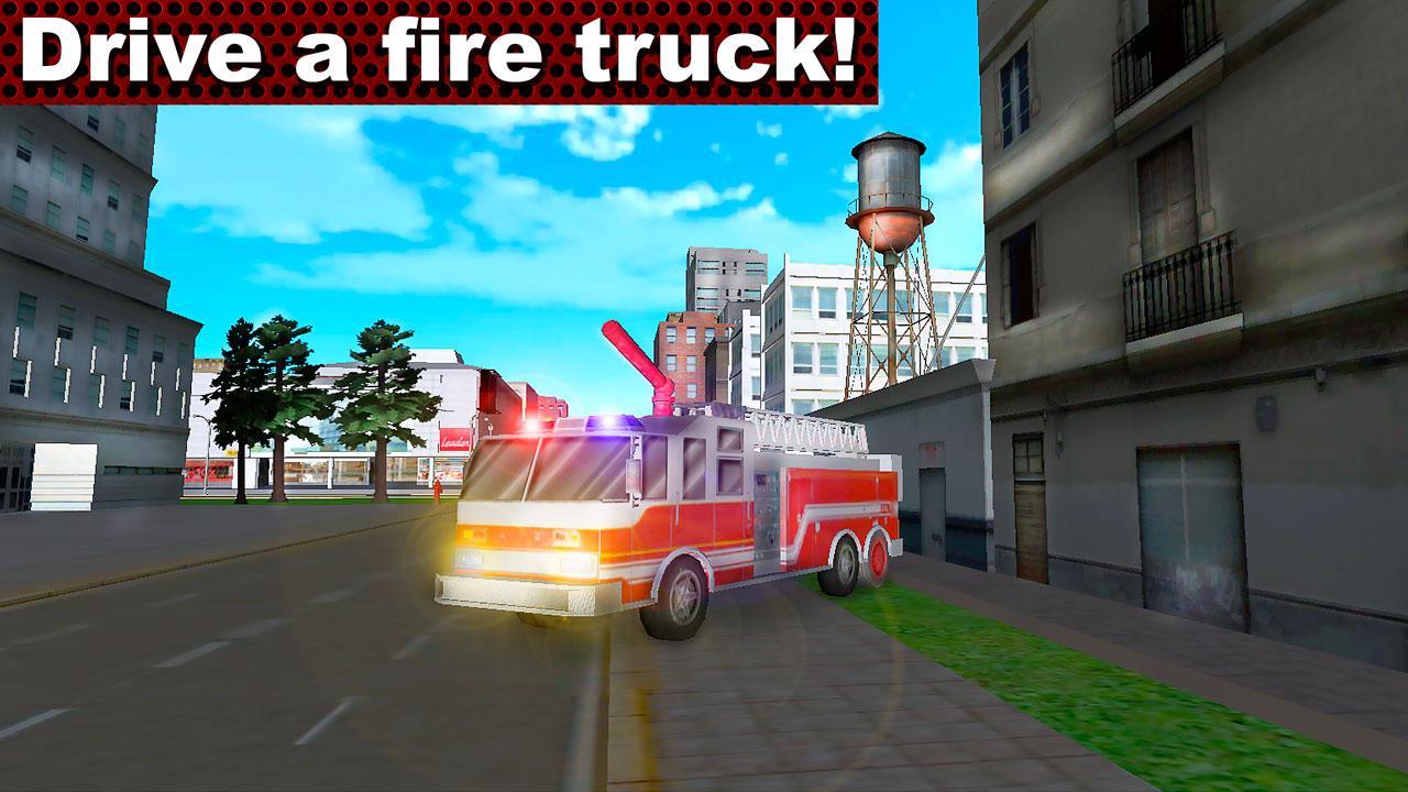 Fire Truck Emergency Driver 3D