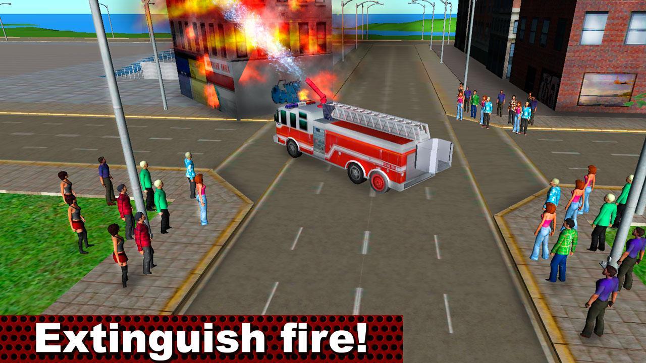 Fire Truck Emergency Driver 3D