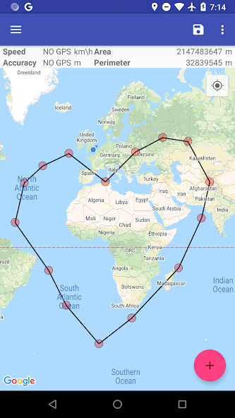 GPS Area & Distance Calculator