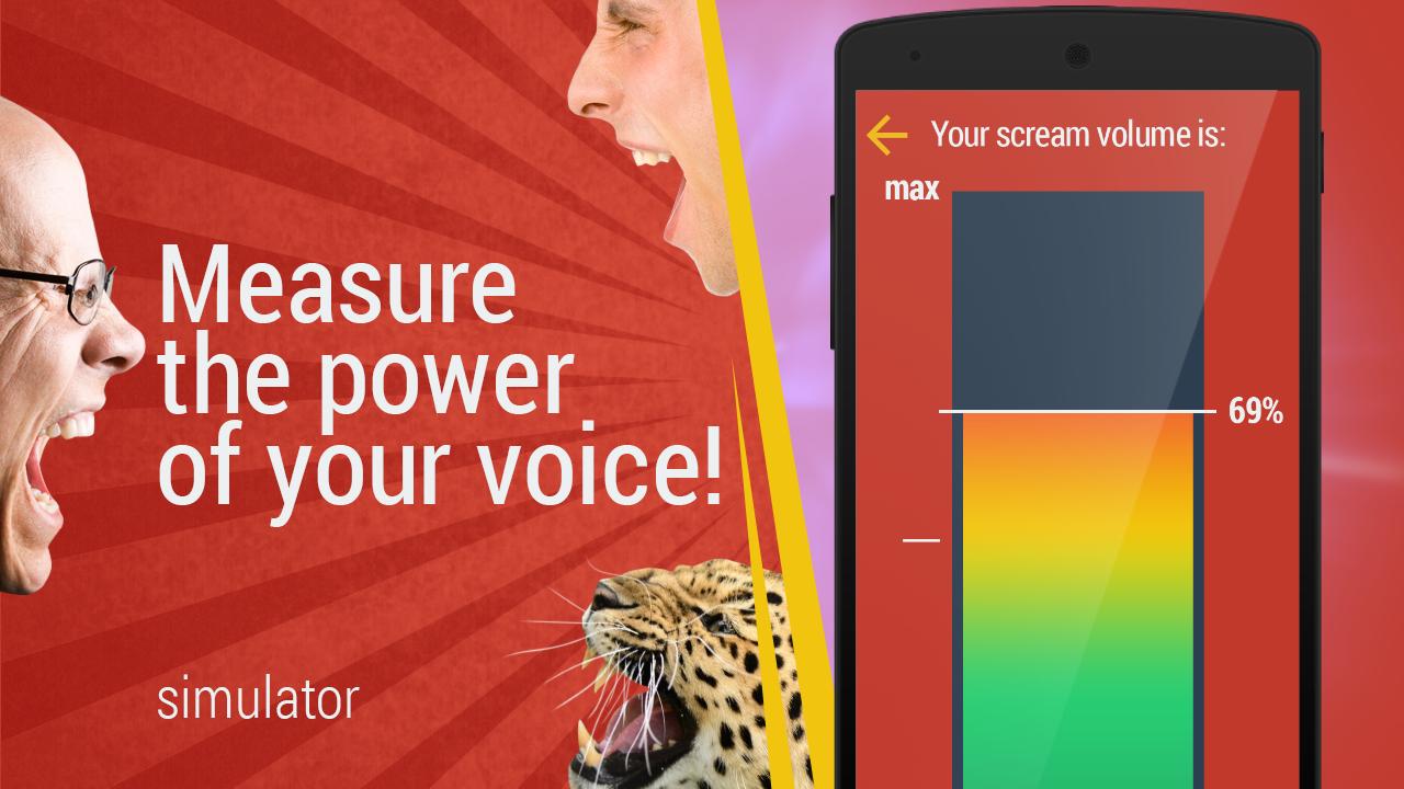 Voice: Scream Meter simulator