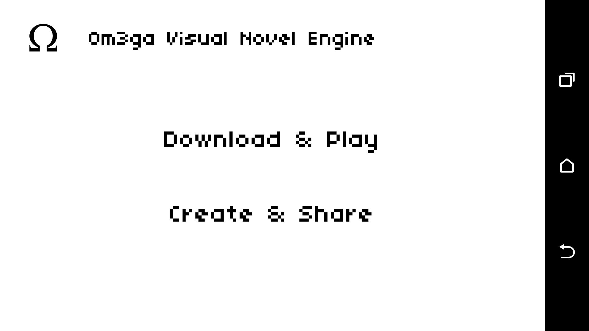 Visual Novel Engine